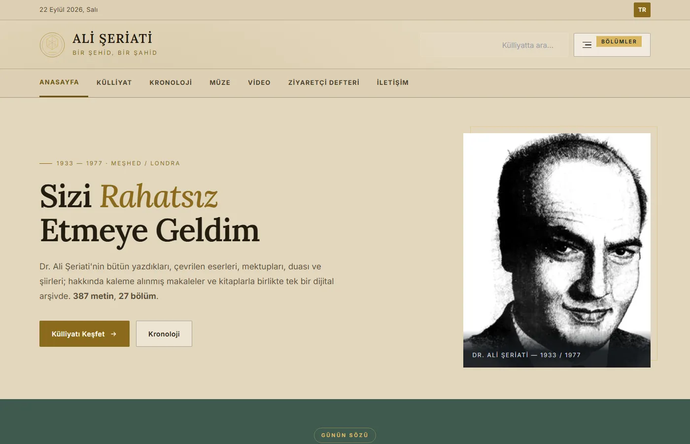 Ali Şeriati ekran görüntüsü