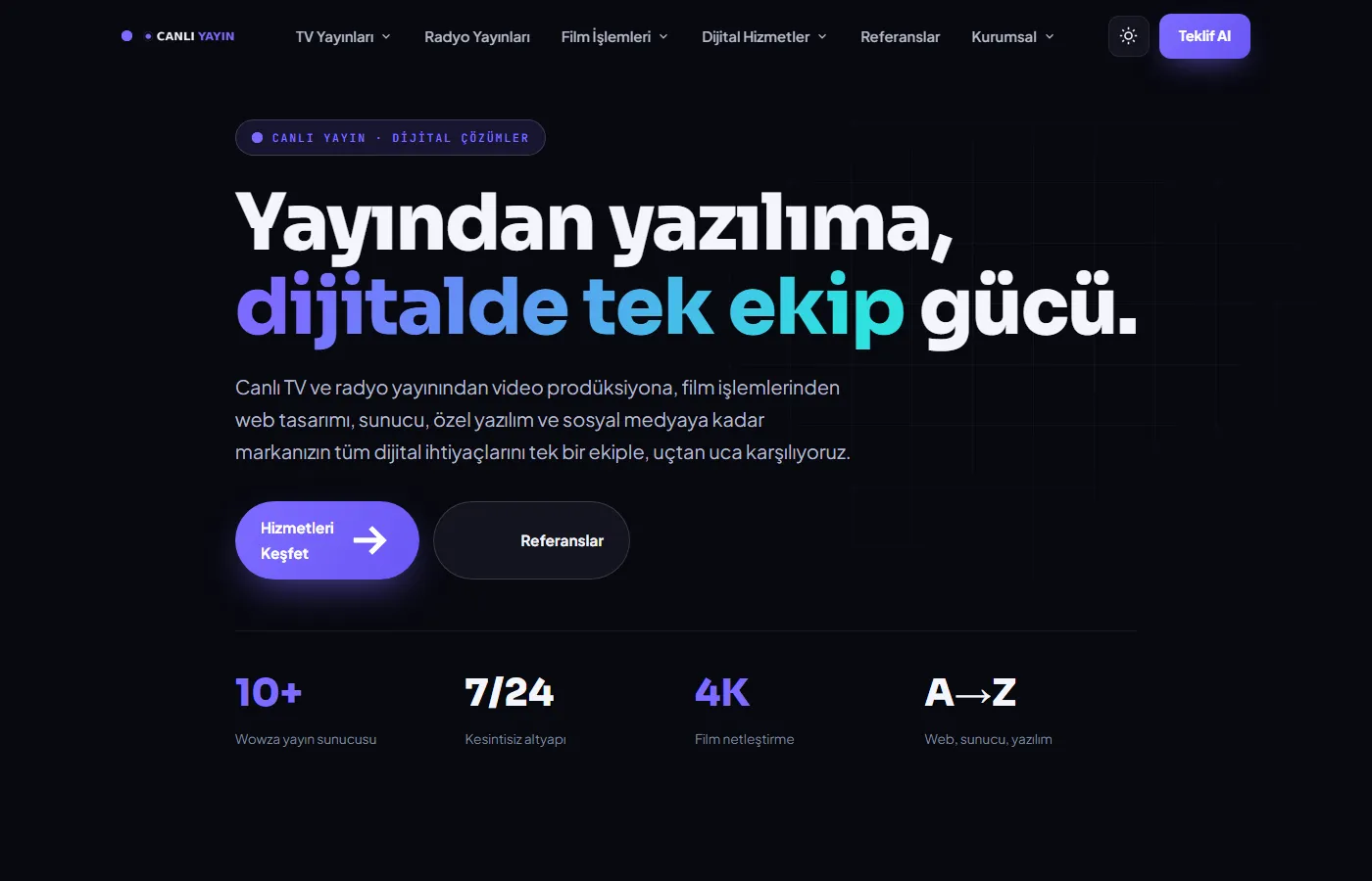 Canlı Yayın ekran görüntüsü