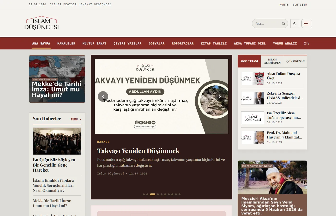 İslam Düşüncesi ekran görüntüsü