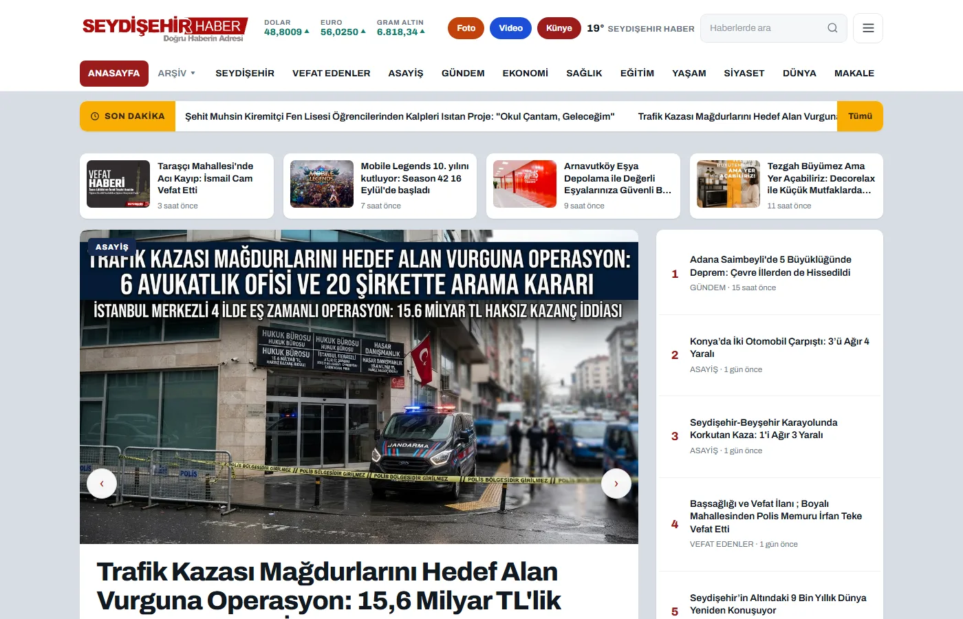 Seydişehir Haber ekran görüntüsü